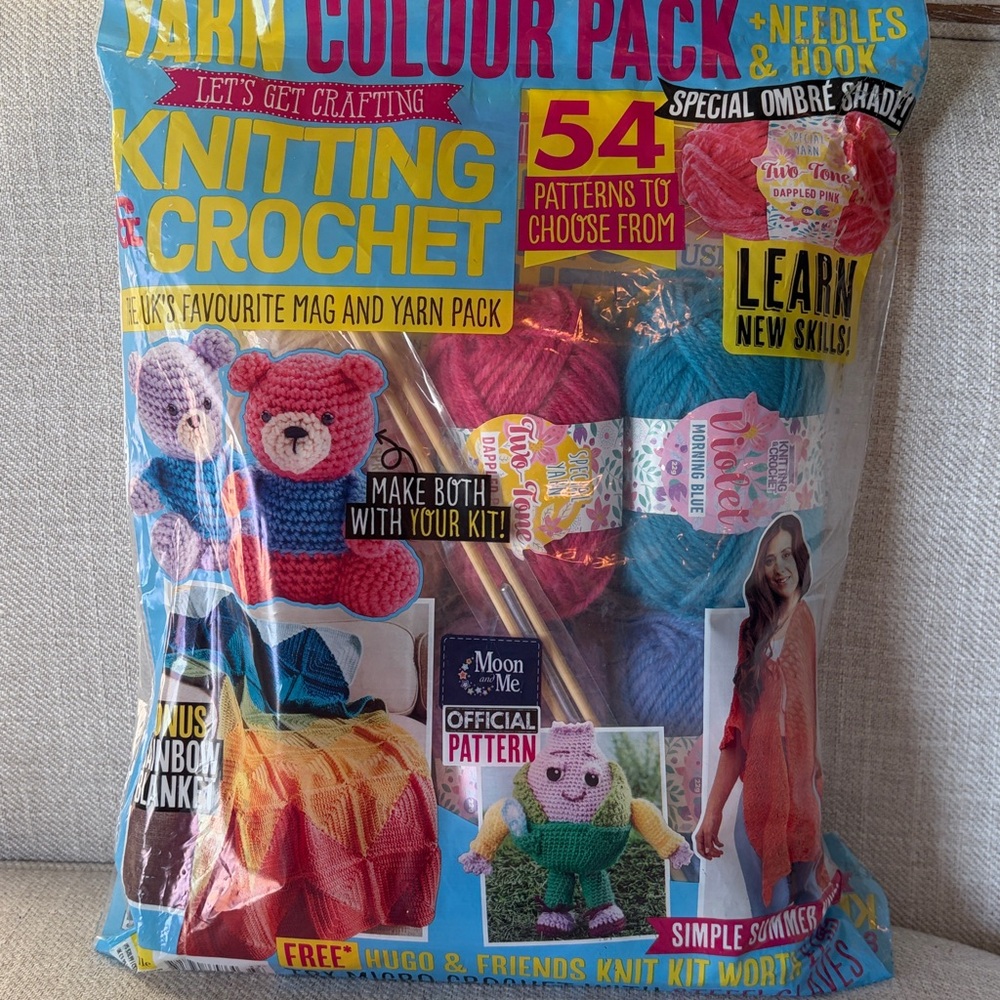 Let’s Get Crafting UK’s Favorite Knitting & Crochet Mag and Yarn Pack Bundle - Picture 5 of 5